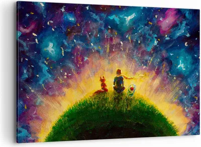 Produktbild von Bild auf Leinwand - Leinwandbild - Mann Natur - 100x70cm - Wand Bild - Wanddeko - Wandbilder - Leinwanddruck - Bilder - Kunstdruck - Wanddekoration - Leinwand bilder - Wandkunst - AA100x70-3510