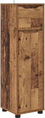 Produktbild von Badezimmerschrank Altholz 30,5 x 30 x 101 cm Holzwerkstoff