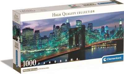 Immagine prodotto di Puzzle CLE 1000 Panorama Compact NewYork 39867