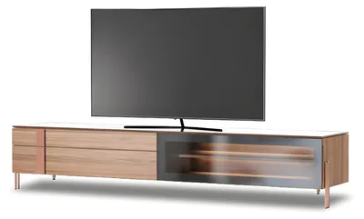 Immagine prodotto di Elegante credenza moderna in legno marrone per il soggiorno