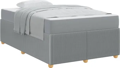 Immagine prodotto di Struttura del letto Grigio chiaro 120 x 190 cm Tessuto