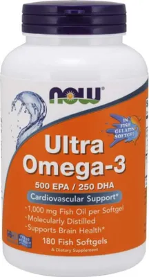 Imagen del producto de NOW Foods Suplementos dietéticos Ultra Omega-3, BI5278