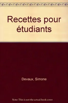Image de Recettes pour étudiants