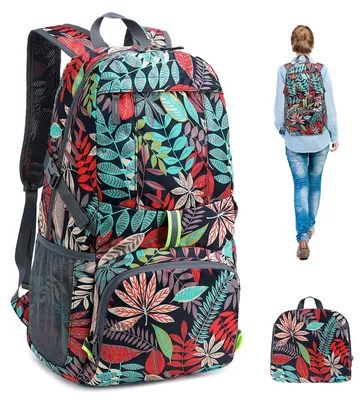 Imagen del producto de Mochila plegable mochila de senderismo mochila de día - 35 L - Resistente al agua - Reflectante