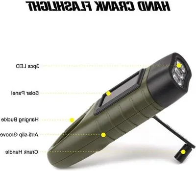 Produktbild von Ladbarer LED Notfalltaschenlampen Outdoor Camping Grün