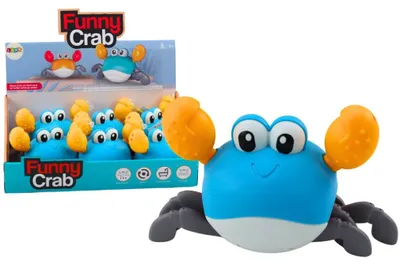 Zdjęcie produktu dla Leantoys Krab Do Kąpieli - Zabawka Pływająca I Chodząca Dla Dzieci