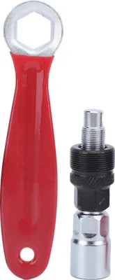 Image de DUUTI Extracteur de manivelle de vélo en acier au carbone, outil de réparation des garnitures de manivelle Splined