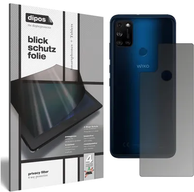 Produktbild von Wiko View5 Rückseite Blickschutzfolie matt Schutzfolie Folie Display Schutz