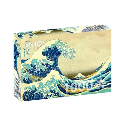 Immagine prodotto di Puzzle 1000 pezzi Enjoy – Katsushika Hokusai: La grande onda di Kanagawa