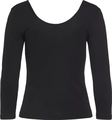 Produktbild von LASCANA Langarmshirt schwarz Größe 32/34