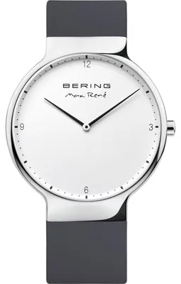 Zdjęcie produktu dla Bering Zegarek Mski Max Ren Ultra Slim - 15540-400 Silikon