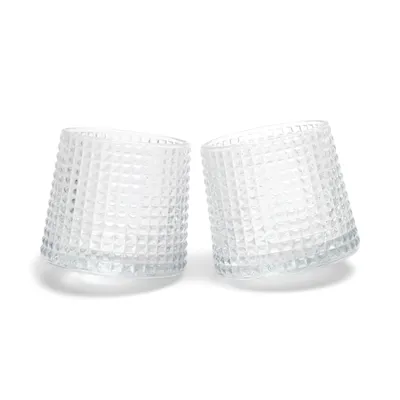 Immagine prodotto di The Lola Revolving Rocks Glass -  set da 2 bicchieri da whisky girevoli