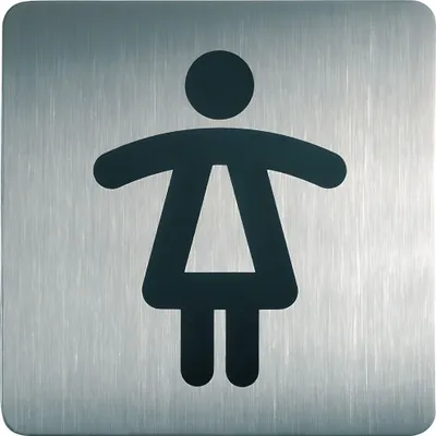 Zdjęcie produktu dla DURABLE PICTO piktogram ''WC dla Pa?'' 150x150 mm, Srebrny, 495623