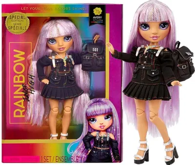 Produktbild von Rainbow High Junior High Special Edition Doll- Avery Styles (Rainbow), Modepuppe, Weiblich, 4 Jahr(e), Mädchen, 230 mm, Mehrfarbig