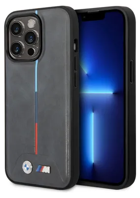 Immagine prodotto di BMW iPhone 14 Pro Custodia cover posteriore - - Tricolore