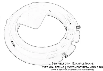 Produktbild von Festina Calypso | Werkhalterring Kunststoff weiß | F20663 F20664 K5868