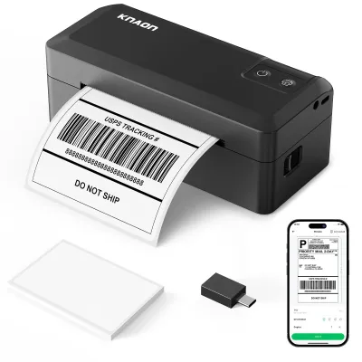Immagine prodotto di Stampante di etichette termiche Bluetooth, formato 4x6, per spedizioni