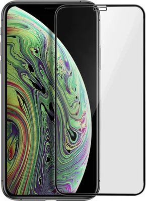 Obrázek produktu pro Avizar, ochranná fólie z tvrzeného skla pro Apple iPhone X / XS, černá