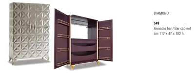 Produktbild von Bar Schrank Holz Schränke Tresen Haus Theke Tisch Weinschrank Regale Hausbar Neu