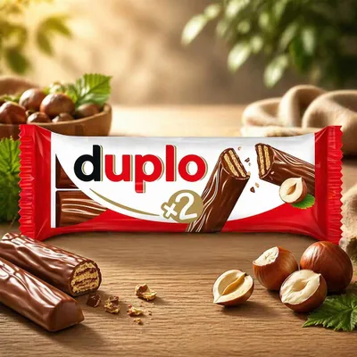 Immagine prodotto di Barrette Ferrero Duplo, confezione da 2, 36,4 g