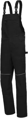 Produktbild von Arbeitshose Nitras Motion Tex Light Latzhose | schwarz | 245 g/qm | Gr. 24