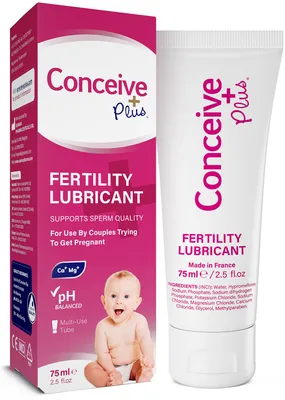 Zdjęcie produktu dla Conceive Plus Lubrykant płodności 75 ml – z jonami wapnia i magnezu, przyjazny plemnikom, zrównoważone pH, Obraz wygenerowany przez AI