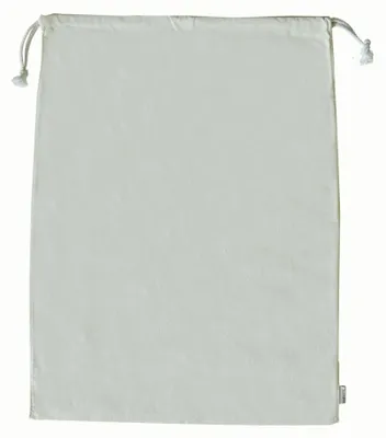 Waschbeutel aus 100% Baumwolle, 2 Stück, XL, Weiß