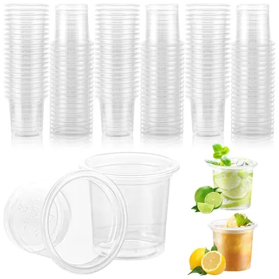 1000 Plastik-Shotgläser 20 ml transparent wiederverwendbar