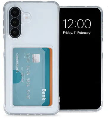 Productafbeelding van imoshion Softcase Backcover met pasjeshouder voor de Samsung Galaxy A27 (5G) - Transparant