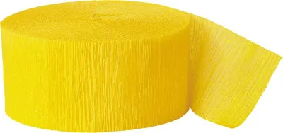Produktbild von Kreppband Uni 25m Gelb