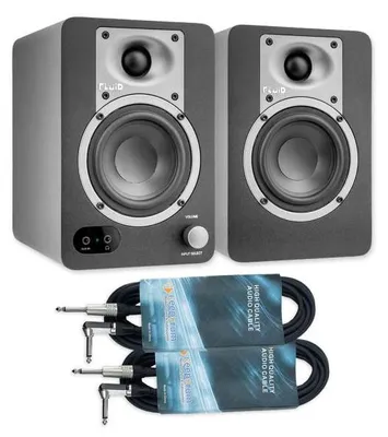 Image de Enceintes de monitoring Fluid Audio C35BT : enceintes actives avec câble