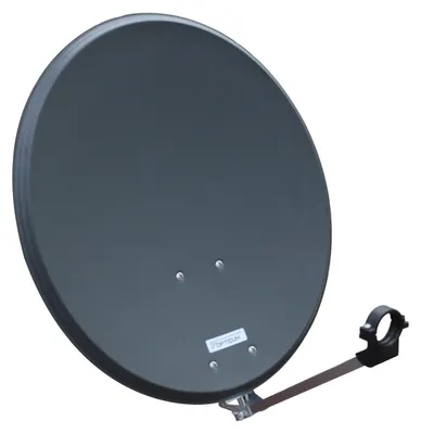 Produktbild von Hochwertige OPTICUM Sat Anlage 80cm QA Spiegel + ausgezeichneter Opticum Twin LNB (LTP-04H) für 2 Teilnehmer (neueste Generation, UHD 4K tauglich)