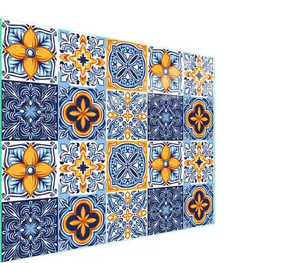 Image de Planche à découper en verre 52x40 Mosaïque