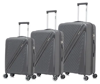 Image de Ensemble de valises rigides en trois pièces avec serrure TSA