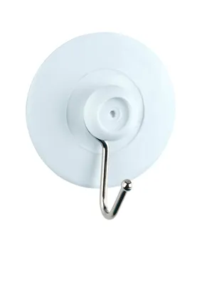 Produktbild von Saughaken Nickel Weiß 4er Set