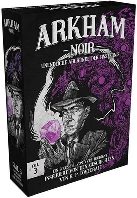 Zdjęcie produktu dla Arkham Noir: Sprawa nr 3 – Nieskończone otchłanie – gra karciana dla osób powyżej 14 roku życia