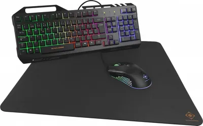 Produktbild von Deltaco GAM-113-UK, Kabelgebunden, USB, Mechanischer Switch, QWERTY, RGB-LED, Schwarz