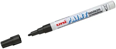 Image de Crayon laque Uni-Paint PX-21 1-1,5 mm noir boîte de 12 pièces