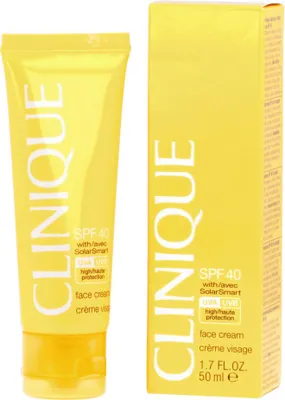 Produktbild von Clinique Face Cream SPF40, 50 ml, Frauen, Tube, Water\Aqua\Eau , Benzophenone-3 (Oxybenzone) , Ethylhexyl Salicylate , Methyl Trimethicone ,...