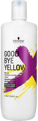 Image de Schwarzkopf Professional Good Bye Yellow Neutralizing Bonding Wash 1000 Ml