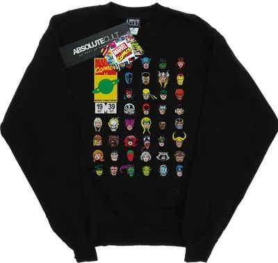 Produktbild von Marvel - "Marvel" Sweatshirt für Herren BI49173 (S) (Schwarz)