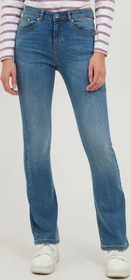 Produktbild von b.young BYLOLA BYLUNI FLARE Damen Jeans Denim Hose Flared 5-Poket-Style Baumwolle mit Stretch Slim Fit