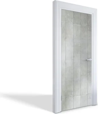 Produktbild von Wandtattoos Türen Selbstklebende Wandsticker Türtapeten - Betonwand - 75 x 205 cm
