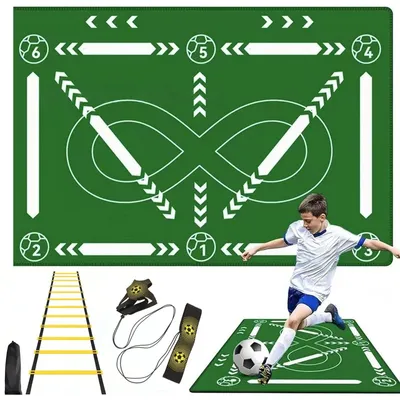 Produktbild von Fußball-Trainingsset mit Koordinationsleiter und Trainingsmatte