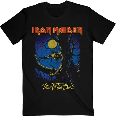 Produktbild von Iron Maiden - "Fear Of The Dark" T-Shirt für Herren/Damen Uni RO3148 (XL) (Schwarz)