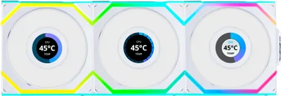 Image de Lian Li UNI FAN SL Wireless LCD Lüfter ARGB PWM 3er-Pack inkl