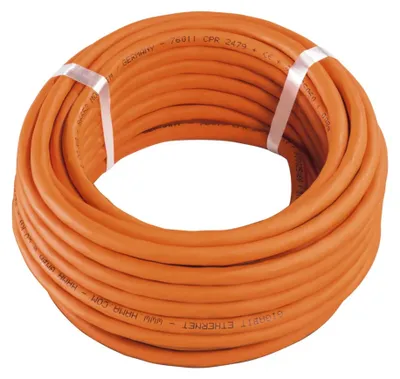 Image de Hama 00020098 Netzwerkkabel Orange 25 mCat.7 Rohkabel U/FTP (STP) (00020098)