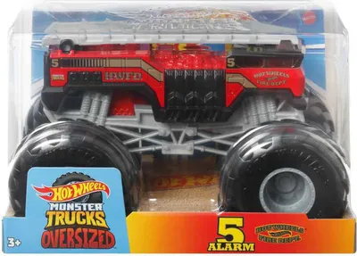 Produktbild von Hot Wheels Monster Trucks HNM77, Monstertruck, 3 Jahr(e), Schwarz, Rot