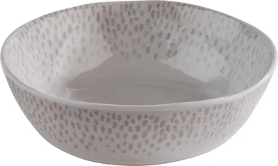 Produktbild von APS 85321 Schale FOOTMARK, Ø 18 cm, Höhe 5,5 cm,Melamin, weiß-grau