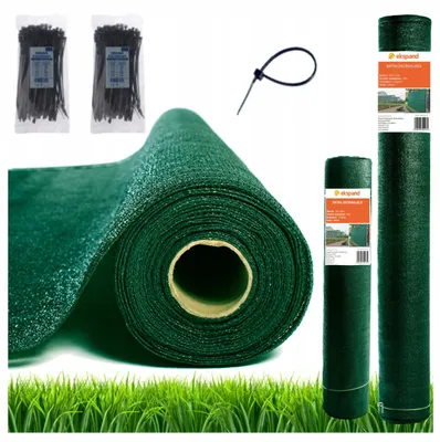 Zdjęcie produktu dla Ekspand | Siatka ochronna 90% - 1,5x25 m - Zielona - Odporna na promieniowanie UV - Wysoka gęstość 135g/m?